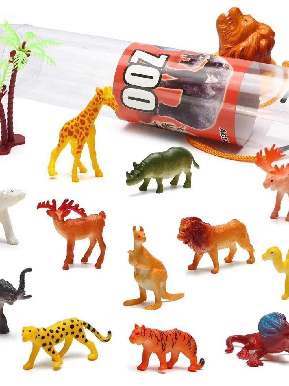 Natural World 82-Piece Animal Toy Set by - Green